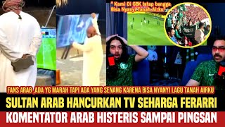 Beragam Reaksi Fans Arab Saudiusai Kalah 20 dari Indonesia  Kami bangga Nyanyi Lagu Tanah Airku❗ [upl. by Nadine548]