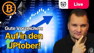 Kommt der UPTOBER Neues Bitcoin All Time High noch in 2024 Krypto Livestream [upl. by Llyrehc311]