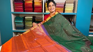 Pure Kanchipuram Silk Sarees [upl. by Weed113]