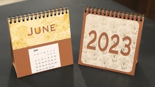 How to make a Desktop Calendar  Cricut app [upl. by Christianity]