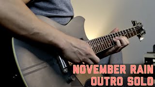 quotNovember Rainquot Outro Solo Jam [upl. by Nanoc]