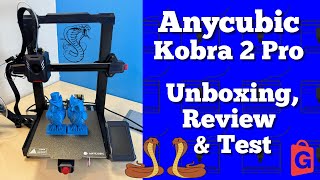 Anycubic Kobra 2 Pro  Der beste Bettschuppser 3D Drucker in 2023 Review  Test  Deutsch [upl. by Sofko]