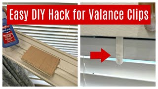 Quick amp Easy DIY Fix for Broken Valance Clips on Blinds [upl. by Mountfort802]