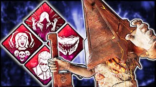 MAKING BACKPACK PYRAMID HEAD LOOK OP  Dead by Daylight [upl. by Llemrej978]