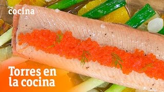 Trucha marinada al horno  Torres en la Cocina  RTVE Cocina [upl. by Randal]