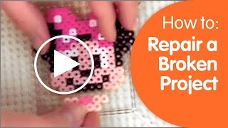 How to Repair a Broken Perler Project [upl. by Suivatra]