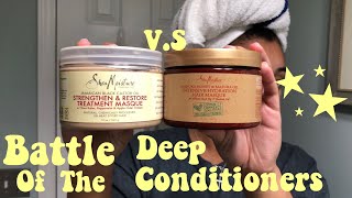 Jamaican Black Castor Oil vs Manuka Honey Deep Condition Battle of the Deep Conditioners [upl. by Swenson]