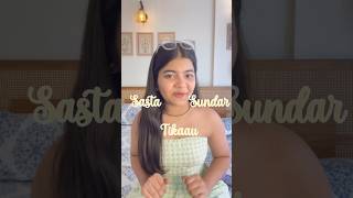 Ep 1 Of Sasta Sundar amp Tikaau 💗🎀✨viral dupes of high end products💌  TR 💗 ytshorts [upl. by Licna]