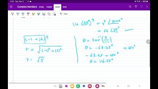 De Moivres theorem 1 [upl. by Halden990]