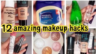 💡12 Makeup Hacks Every Girl Should know  BeautyHacks kitchenHacks [upl. by Zsazsa118]