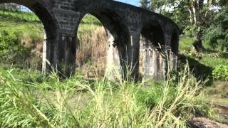 Los Heroes La Pequeña Helvecia Swiss railway in Costa Rica with Brusio viaduct [upl. by Millwater987]