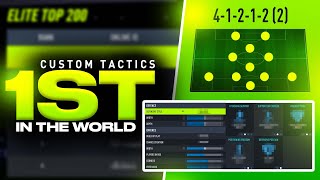 1ST IN THE WORLD POSTPATCH CUSTOM TACTICS 412122  FIFA 22 ULTIMATE TEAM [upl. by Joni]