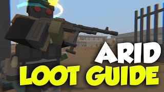 Unturned Arid  Loot Guide Where To Find Loot [upl. by Saberio725]