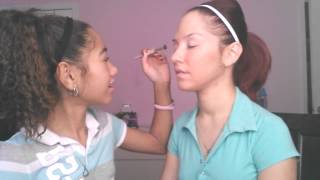 Daughter does Mom makeup challenge [upl. by Ashien]