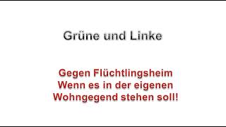 MarktWissen  Grüne und Linke gegen Flüchtlingsheim wenn es in ihrem Wohnbereich liegt [upl. by Nnahteb]