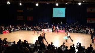 Evgeny VinokurovChristina Luft Samba Finale Deutsche Meisterschaft S Latein 2014 [upl. by Tressia]