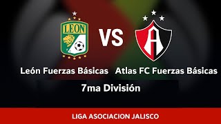 Liga Asociación  A24  J6  7ma Div  Atlas FC Fuerzas Básicas 1 vs 1 Club León Fuerzas Básicas [upl. by Hale]