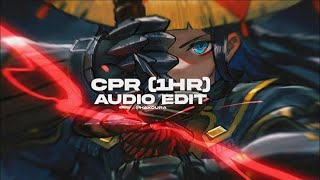 1 hour CPR  Cupcakke  edit audio [upl. by Ignacia887]