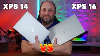 Dell XPS 14 vs 16 Comparison  Size vs Power [upl. by Atiugal]