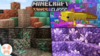 Everything in the Minecraft 117 Caves and Cliffs Update [upl. by Breger]