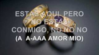 AMOR MIO TRES DE COPAS LETRA [upl. by Ecirtael]