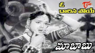 Maa Babu Movie Songs  O Daarina Poye Chinnavada Video Song  ANR Savitri  OldSongsTelugu [upl. by Aytac]