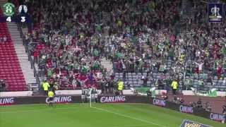 Hibernian 43 Falkirk  GOALS  Scottish Cup Semi Final 2013 [upl. by Auhsot959]