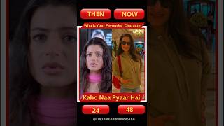 Kaho Naa Pyaar Hai 2000 Cast Then vs Now 😍😲 bolllywoodsong ameeshapatel bolllywoodsong [upl. by Ahsiner731]