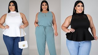 ROPA PARA MUJERES GORDITAS CON BELLOS PANTALONES Y BLUSAS DE MODA PARA GORDITAS [upl. by Davina]