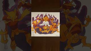 Alakazam Evolution line shorts pokemon charizard art artshorts pokemoncards viral art [upl. by Lechar]