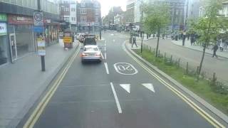 London Bus Route X26 East CroydonWest Croydon [upl. by Marena]