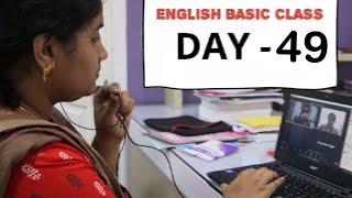 BASIC ENGLISH CLASS  DAY 4930122021 [upl. by Bigg]