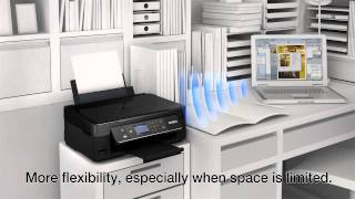 EpsonStylusSX435WProductVideoangolwmv [upl. by Nylehtak]