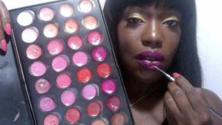 COASTAL SCENTS 32 LIP COLOR LIPSTICK PALETTE AWESOME [upl. by Audie265]