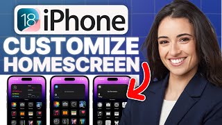 How To Customise your iPhone Home Screen iPhone iOS 18 [upl. by Jevon]