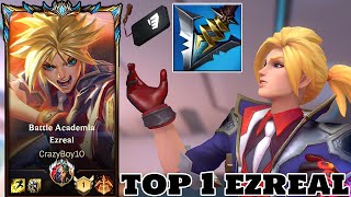 Wild Rift Ezreal  Top 1 Ezreal Gameplay Rank Challenger [upl. by Casanova375]