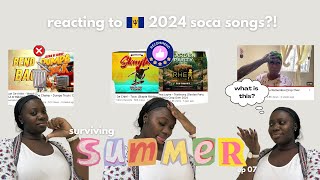 surviving summer ep07 🇧🇧  reacting to Barbados 2024 Crop Over Songs   think we need a rerun [upl. by Lisbeth]