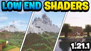 BEST High FPS Low End Shaders For Minecraft 1211 [upl. by Damal740]