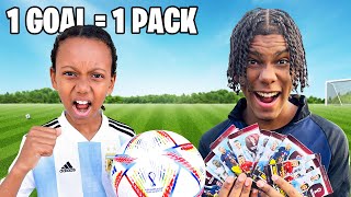 I OPENED A PACK FOR EVERY GOAL SCORED [upl. by Wattenberg]