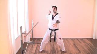 TaeKwonDo Basic Blocks Tutorial  Down Middle and High Block [upl. by Cleo883]