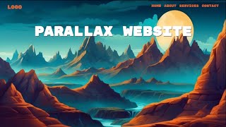 Best Optical Illusion For Your Website  The Parallax Effect  HTML amp CSS [upl. by Levinson]