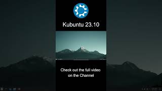 Kubuntu 2310 linux kubuntu [upl. by Nathanael]