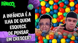 ENÃ‰AS CARNEIRO FAZ ANÃLISE DAS BRINCADEIRAS DE CRIANÃ‡A QUE IGOR GUIMARÃƒES GUARDA NA LEMBRANÃ‡A [upl. by Atinit]