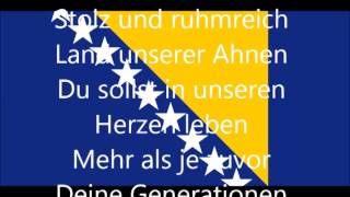 Nationalhymne von BosnienHerzegownia deutsche Übersetzung [upl. by Romulus990]