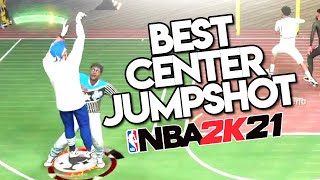 Zirinic Reveals THE BEST CENTER JUMPSHOT in NBA 2K21 [upl. by Alurta]