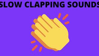 Slow clapping sounds 1 hour [upl. by Sej]