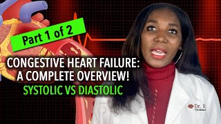 Congestive Heart Failure Overview Part 1 Systolic vs Diastolic [upl. by Eyatnod924]