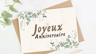 Messages danniversaire originaux pour un souhaiter un anniversaire [upl. by Ellenaj839]