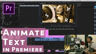 Keyframing Text in Premiere Pro [upl. by Godber945]