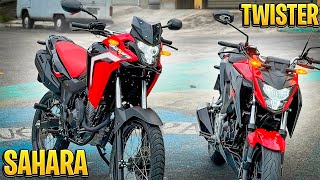 TWISTER 300f vs SAHARA 300  COMPARATIVO E DIFERENÇAS [upl. by Cord]